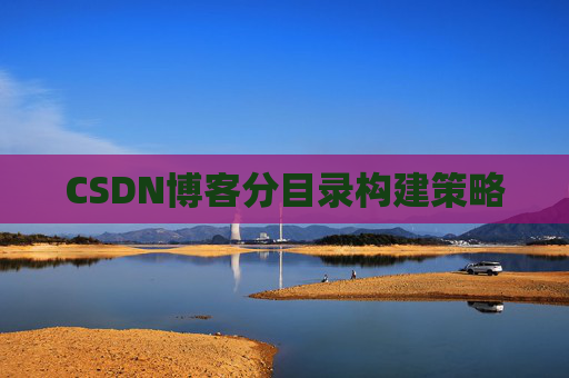 CSDN博客分目录构建策略